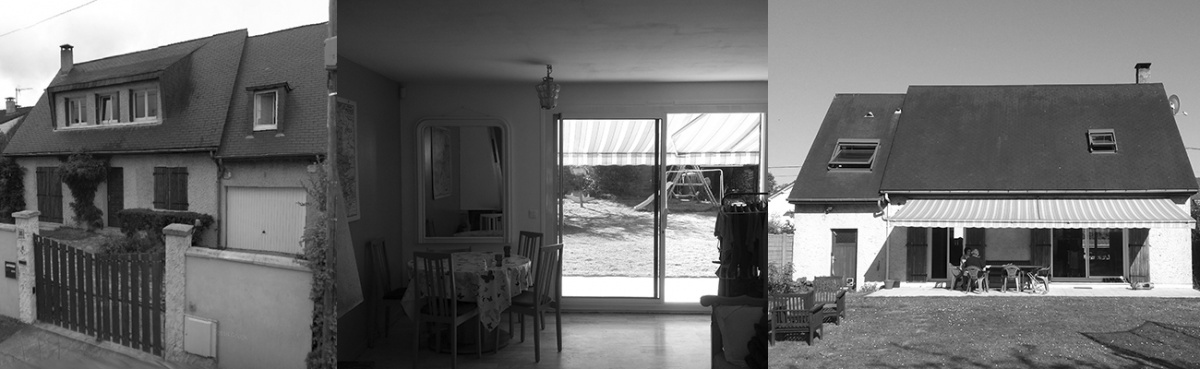 Rnovation et extension de maison individuelle - Sainte Genevive des Bois : 05-Ste Genevieve-Extension maison_Existant