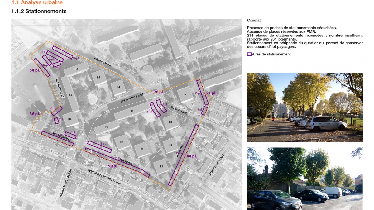 Urbanisme // Diagnostic et tude de faisabilit - Le Blanc Mesnil : D04-BMN-Stationnements