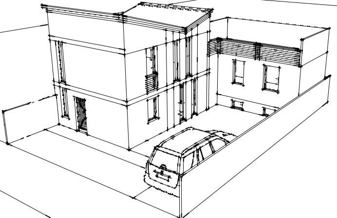 L'extension et la surlvation d'une maison individuelle  Vitry sur Seine : 03