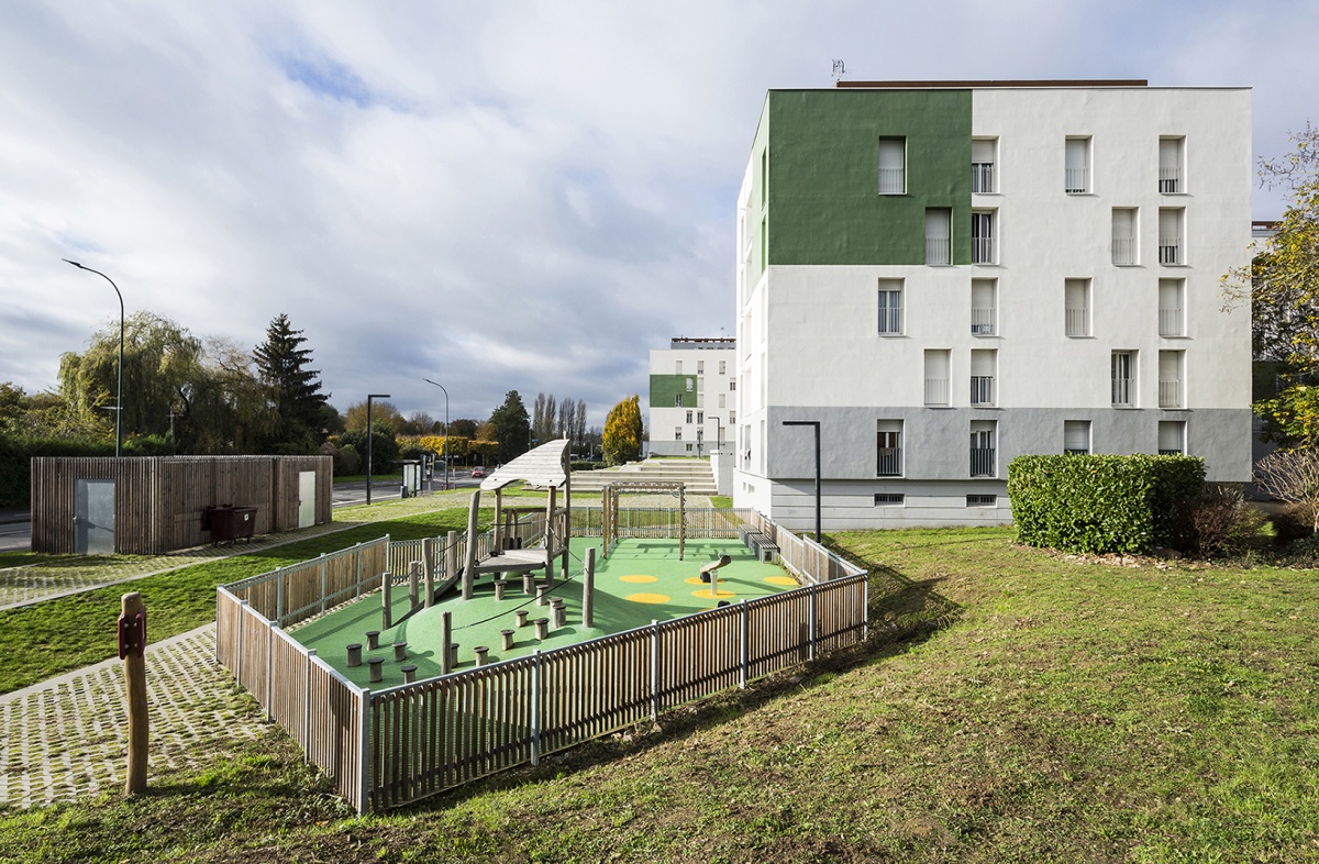 Rhabilitation de 213 logements sociaux + amnagement paysager  Vaires-sur-Marne : image_projet_mini_110981
