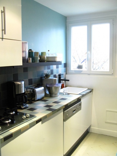 Rnovation et rorganisation d'un appartement classique : cuisine