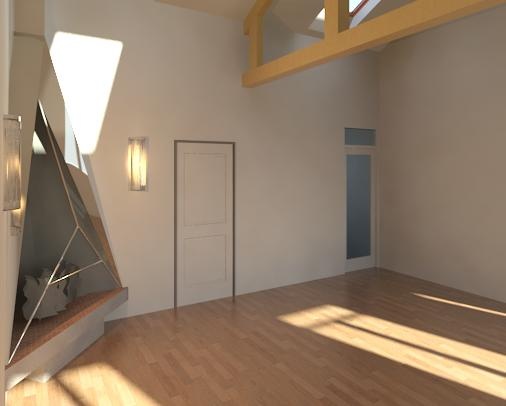Réhabilitation d une maison de Banlieu : Vue 3D 5