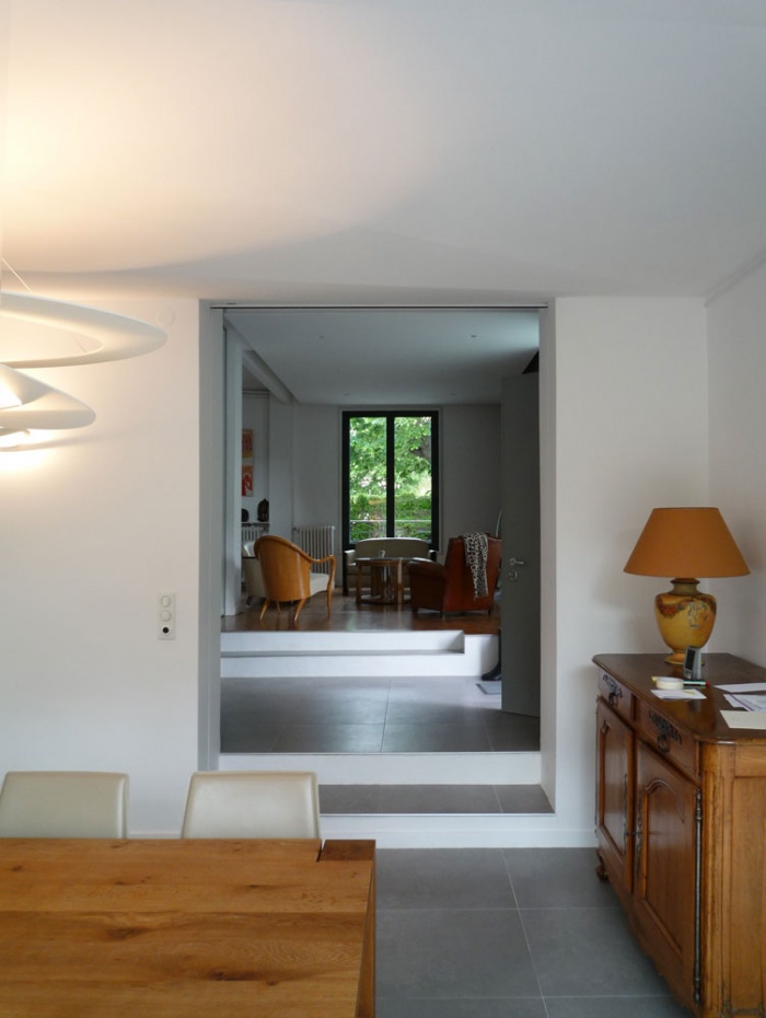 Extension et rnovation  Asnires sur Seine : passage