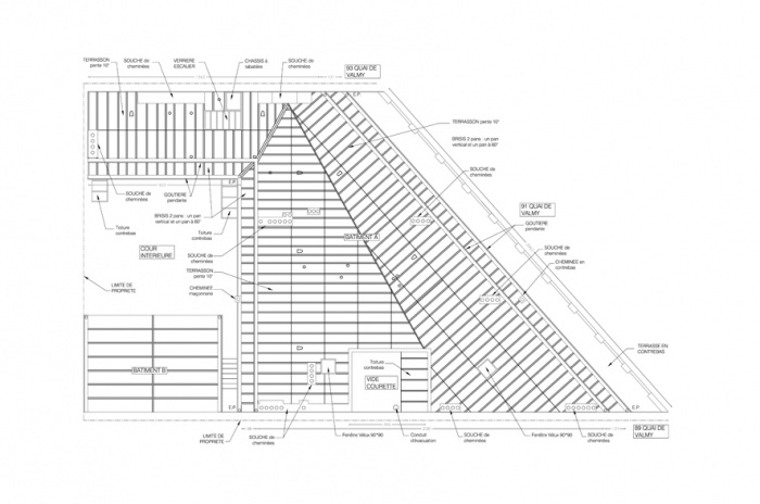 RNOVATION Paris Xe : 91 VALMY-plan-toiture Plan-toi