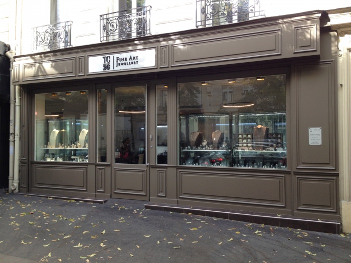 Joallerie Wagram : Facade finie