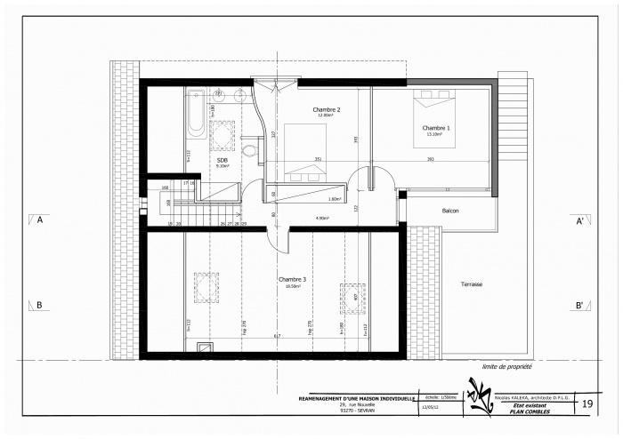 Extension P-93 : 19-combles projet 12.05.12