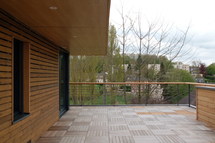 Maison BBC : vue terrasse haute - copie