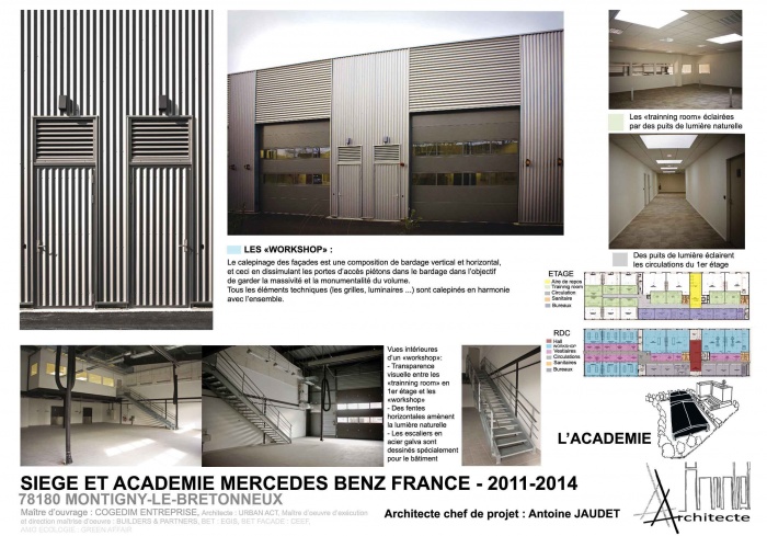 SIEGE ET ACADEMIE MERCEDES BENZ FRANCE : MBF 10