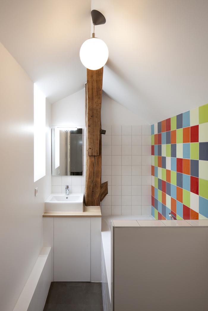 DUPLEX SOUS LES TOITS : Salle de bains