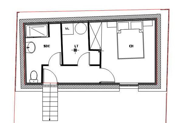 Rhabilitation lourde d'une maison individuelle : plan sous sol