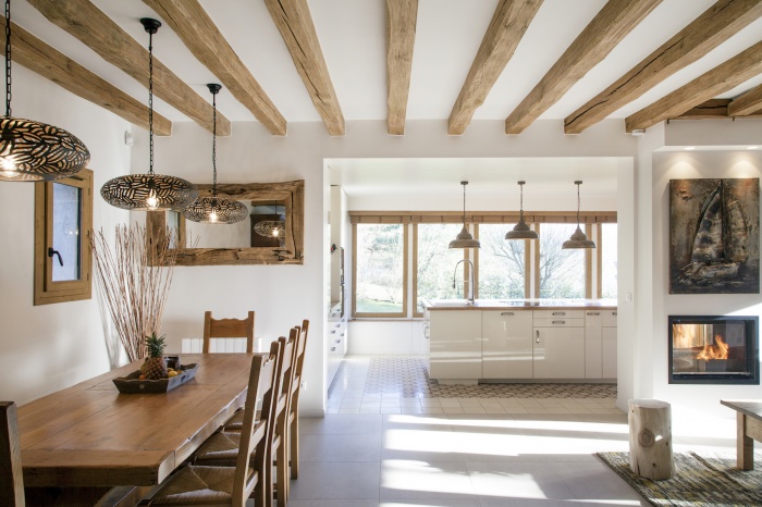 Rnovation d'une maison  la campagne- Rustique et chic