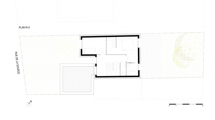 Maison neuve contemporaine COS1 - Nanterre : 11-Nanterre_maison contemporaine_plan r+2